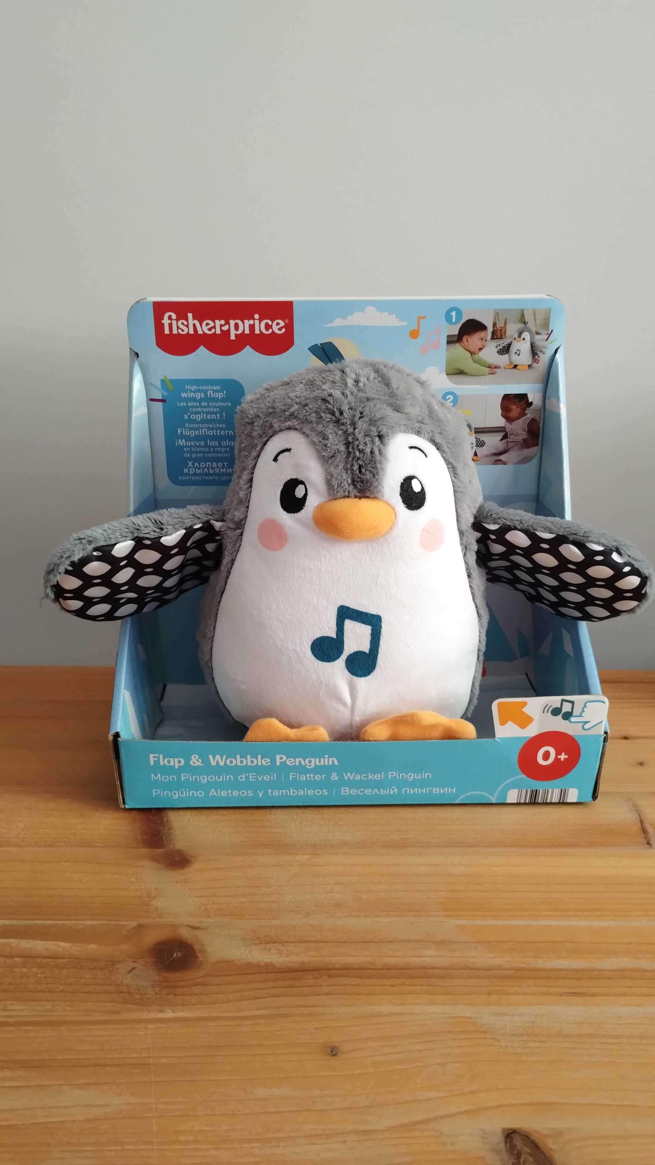 Детска играчка Fisher Price - Плюшен музикален пингвин