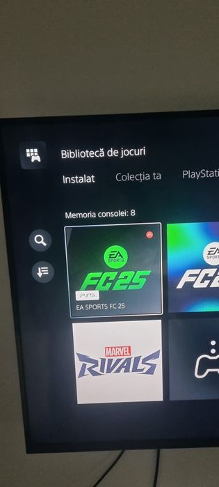 Play station 5 cu 2 manete cont ps plus si ultimate team fifa 26