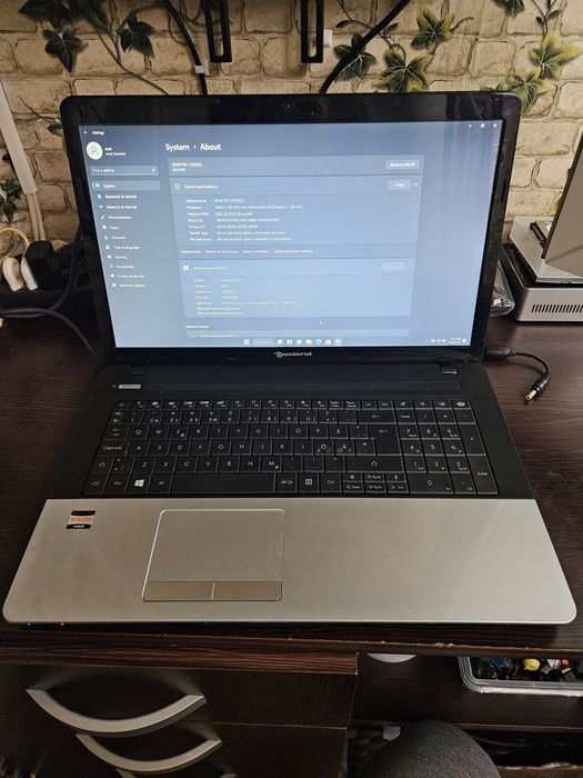 Laptop pacard bell 17"