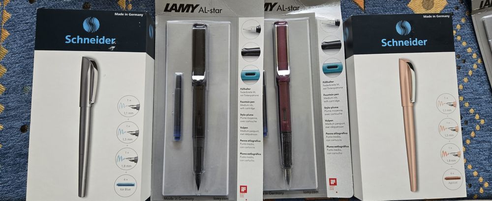 Stilouri LAMY All star si Schneidersi Safari