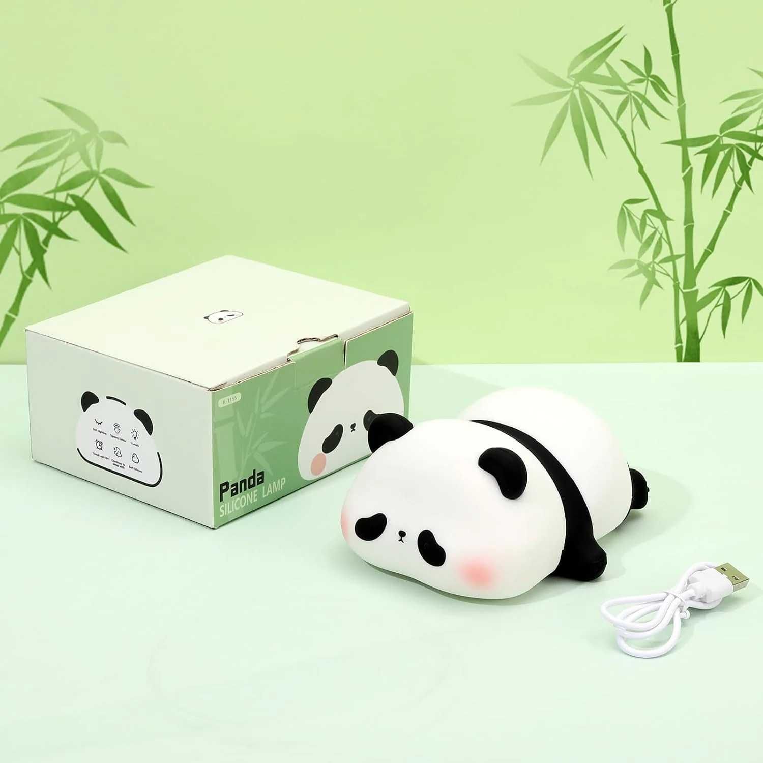 Мека акумулаторна Panda силиконова лампа