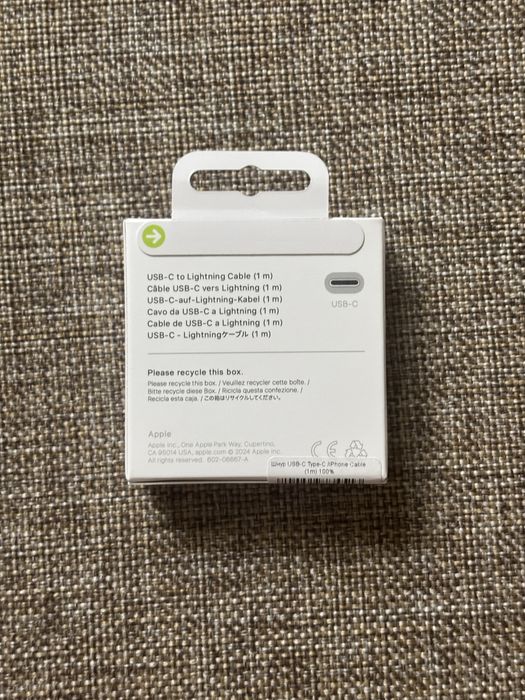 Зарядка быстрая Type-C lightning iPhone Apple шнур