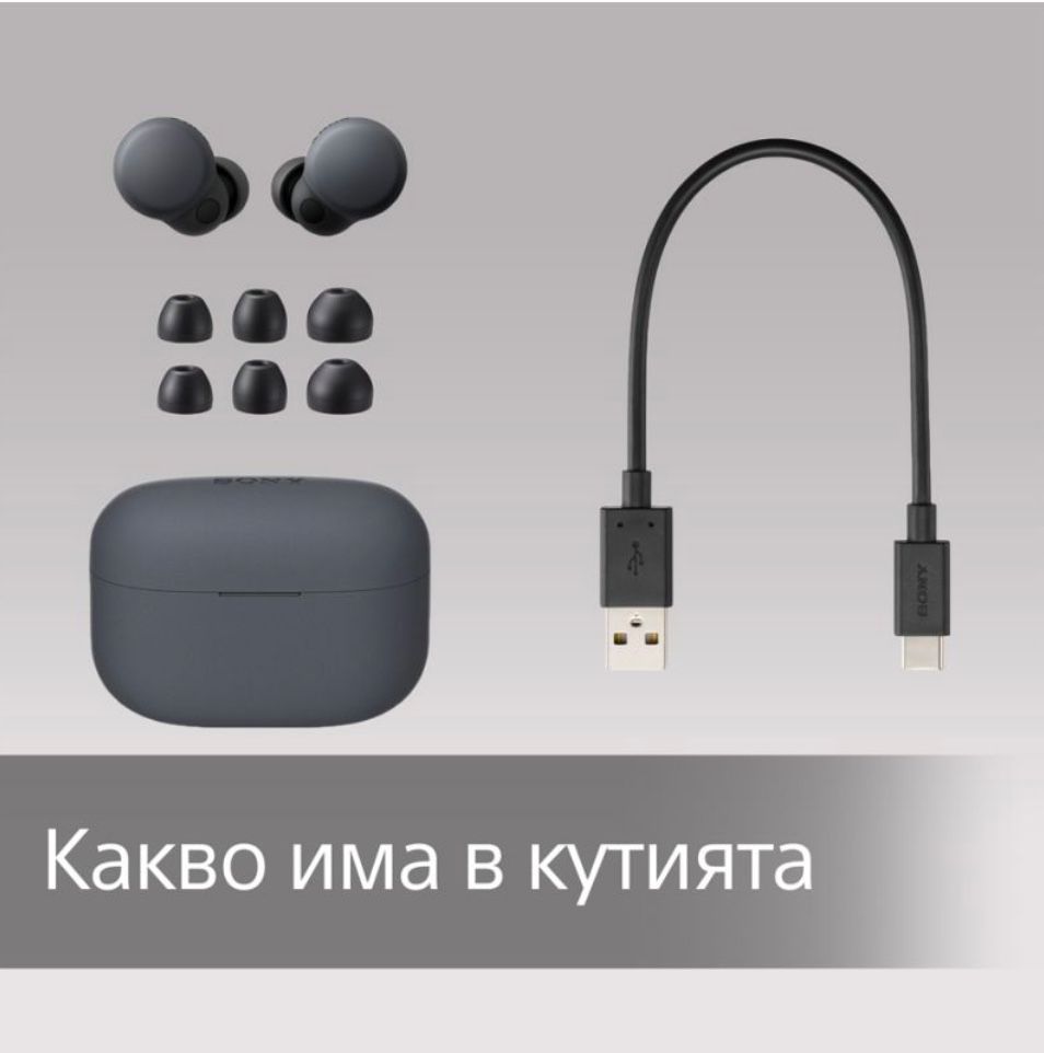 Безжични слушалки Sony - LinkBuds S, черни