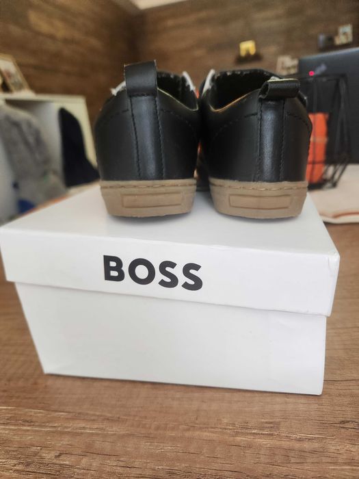 Boss Детски кожени обувки