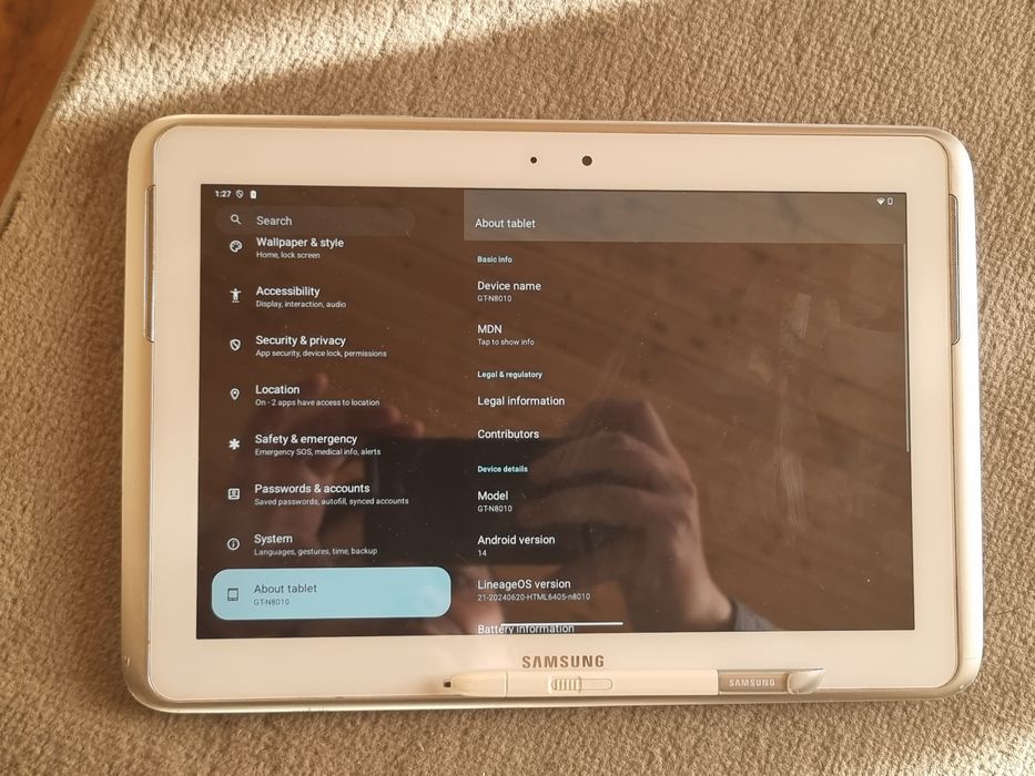 Samsung Galaxy Note 10.1 – tabletă cu S-Pen