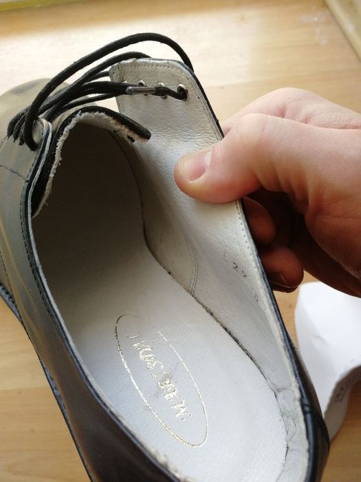 Pantofi negri barbati piele