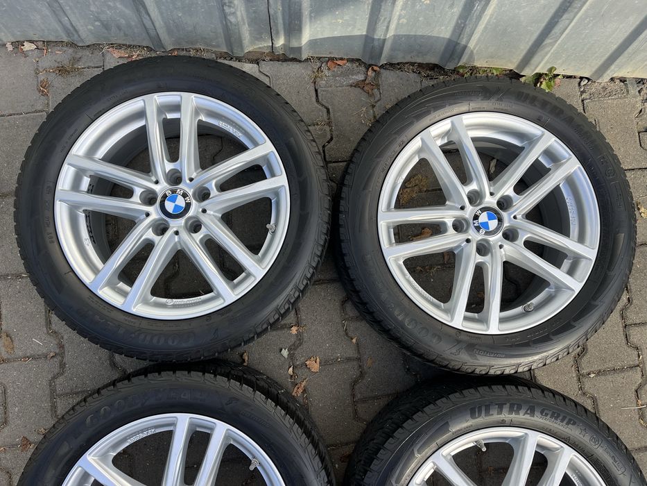 Jante aliaj 5x120mm, anvelope iarna 225/50 R17, BMW X1 E90 E91 F30 F31
