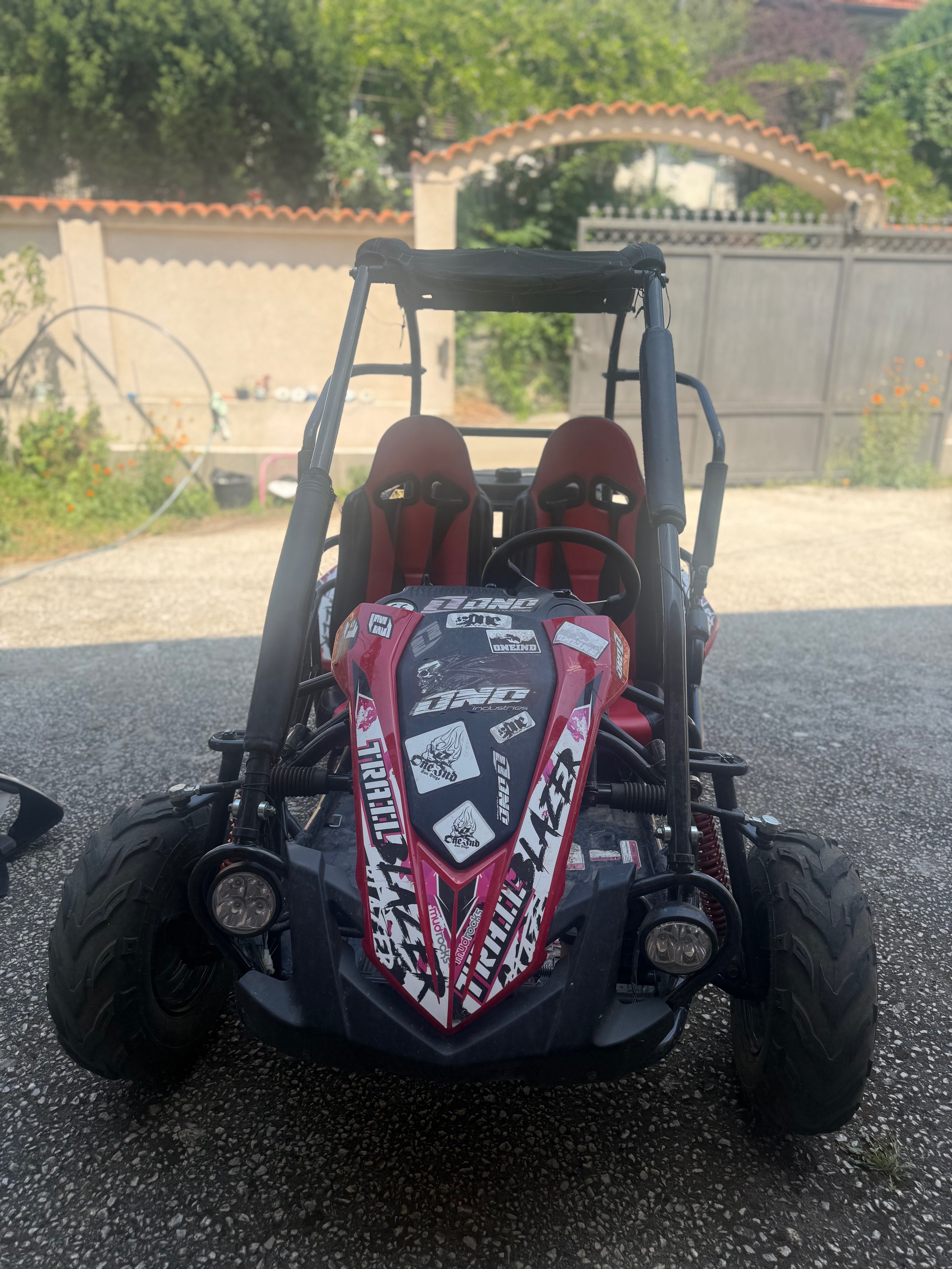 FunBikes GT80 Trail Blazer 200cc Red Midi Off Road Buggy
