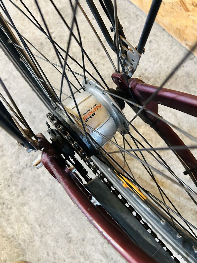 26цола Villiger алуминиев дамски градски велосипед колело[8ck-Shimano]