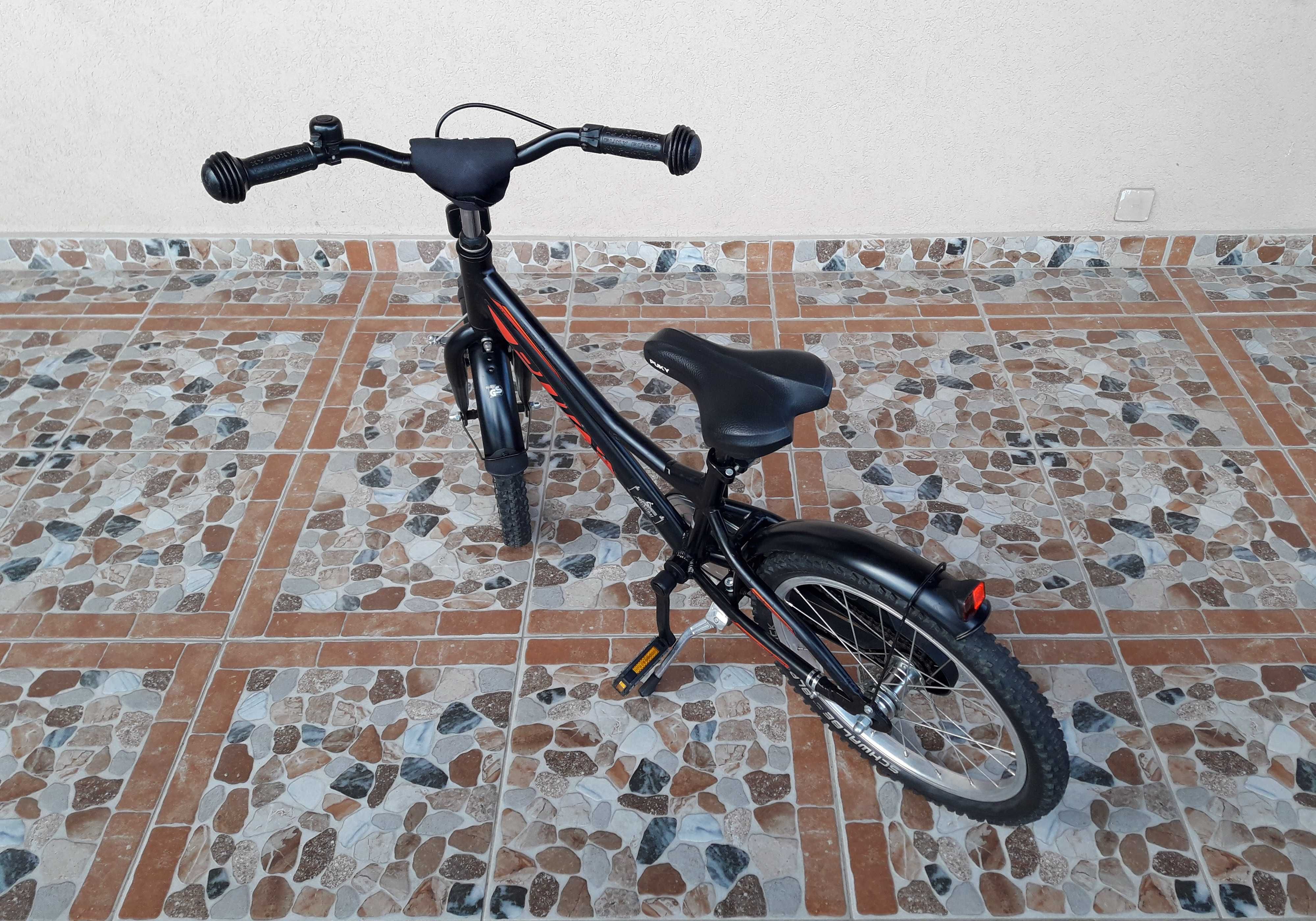 Bicicletă pentru copii 18’ PUKY ZLX 18-1 ALUMINIU – negru