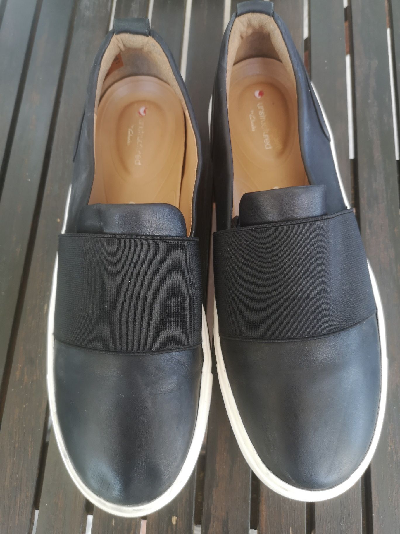 Clarks, обувки естествена кожа, номер 40
