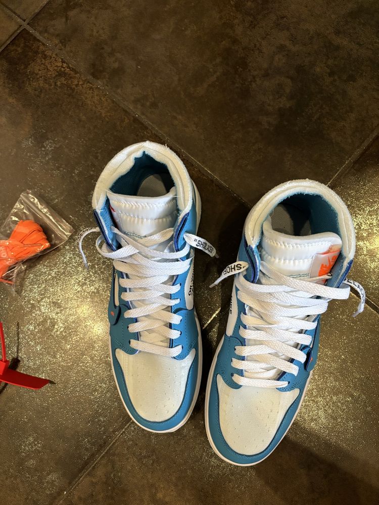 Jordan 1 Retro High Off White University Blue