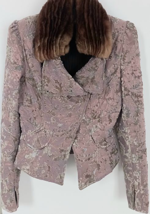 Sacou Blumarine XS guler chinchilla