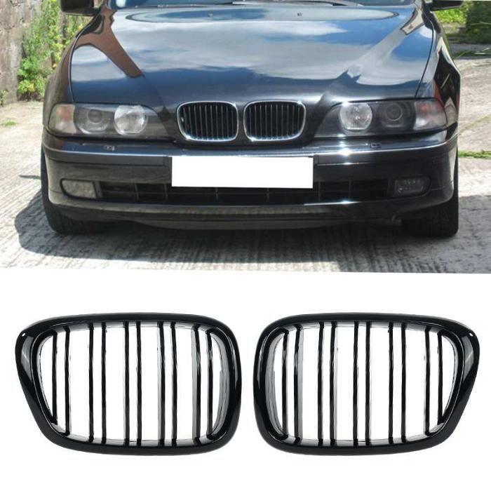 Grile duble BMW seria 5 E39 M5 look - Negru Lucios