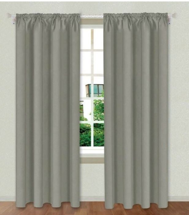 NOU Draperie opaca gri 140*260 cm