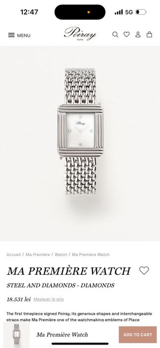 Poiray Ma Premiere Diamonds Qarz