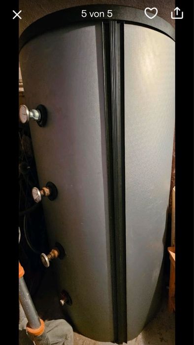 Vand puffer de 800 litri cu serpentina