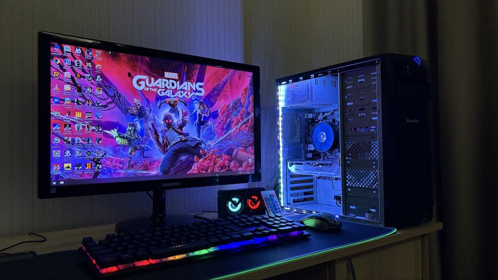 Игровой компьютер Core i5/16GB/SSD/HDD/GTX 1060 +24 дюймовый монитор
