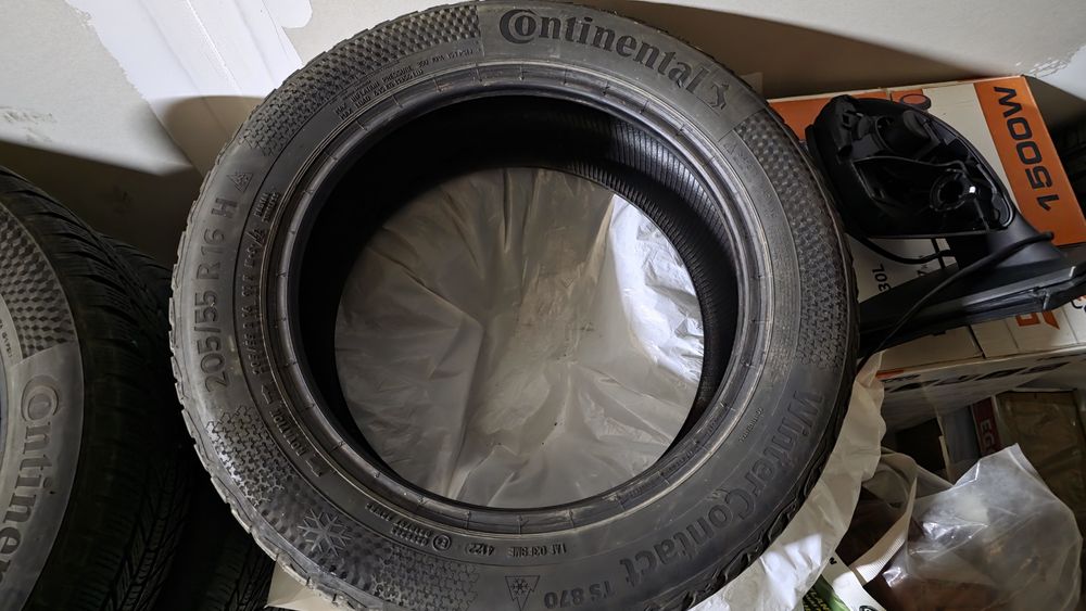Set 4 anvelope iarna 205 55 R16 Continental TS870 91H M+S DOT:4122