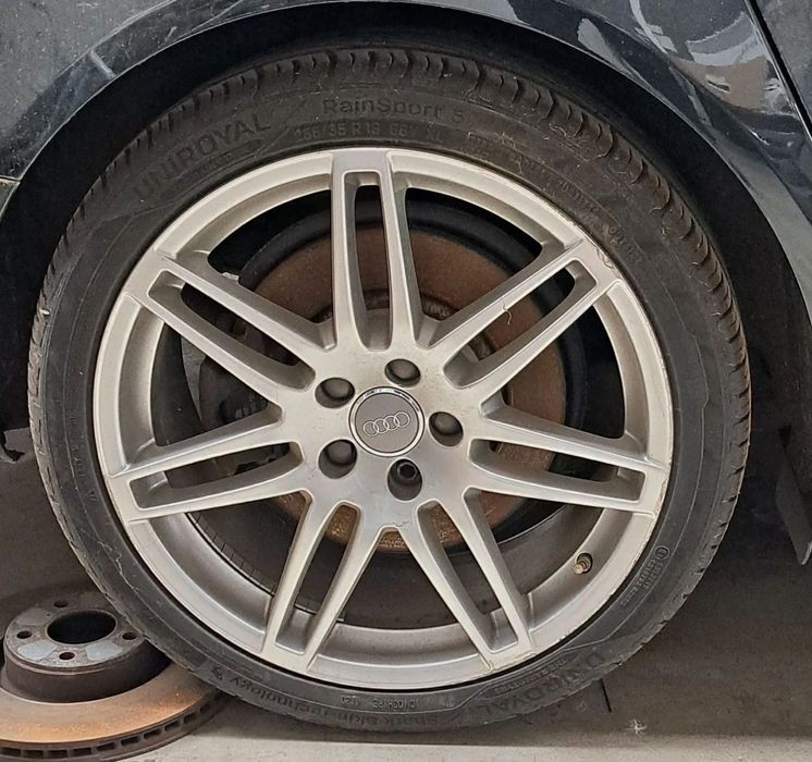 Roti 19 Jante 4F0601025BA Audi 4F0 601 025 BA Le Mans R19 5x112 cu anvelope 255 35 19