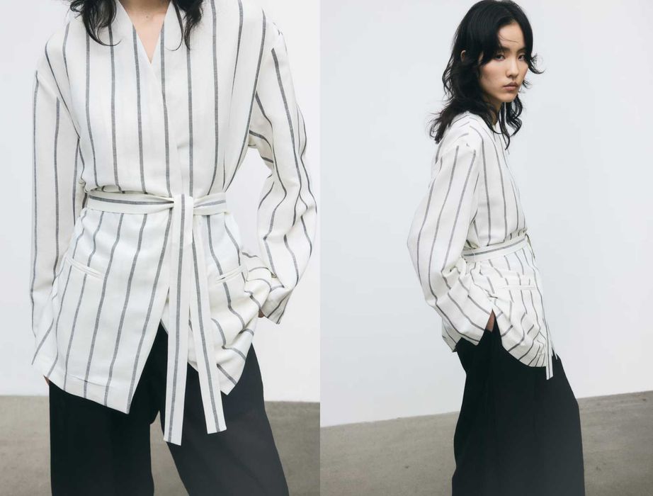 Новые пиджак /блейзер лен H&M, размер L и XXL