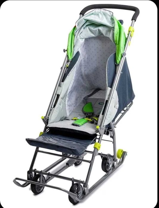 Санки коляска детская зимняя