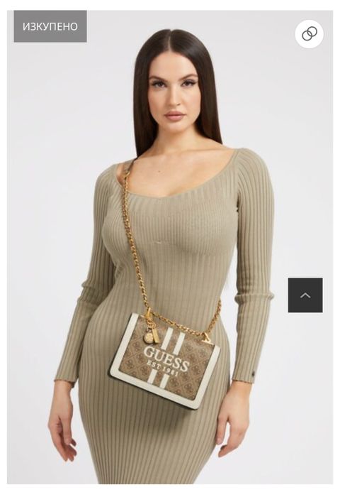 Guess сникърси на платформа и чанта