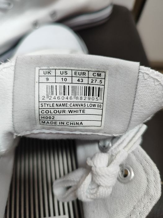 Мъжки кецове "DUNLOP CANVAS LOW" N 43 нови!