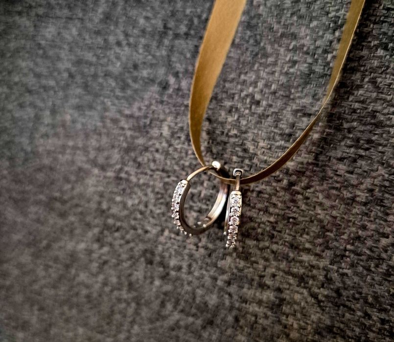 Нови Сребърни обици сребърни обици Kpop гривна