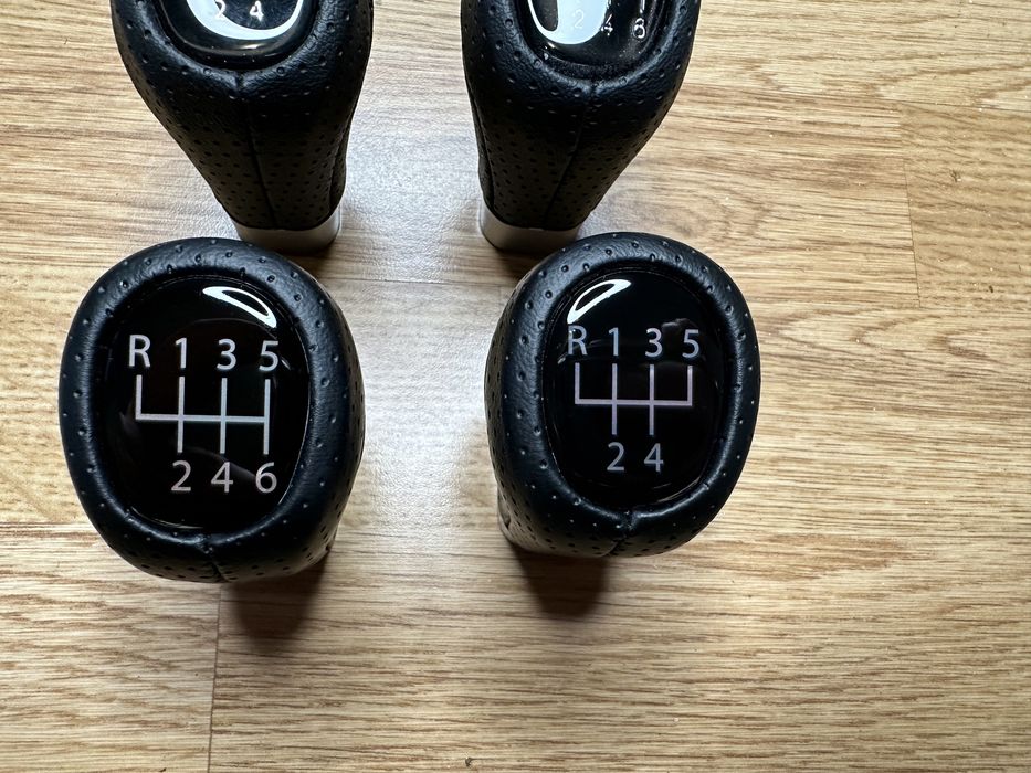 Nuca schimbator BMW scurta piele perforata seria 1 3 5 E46 E87 E90 E92