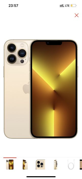 Смартфон Apple iPhone 13 Pro 128Gb золотистый