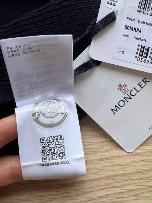Moncler шал 100% оригинал