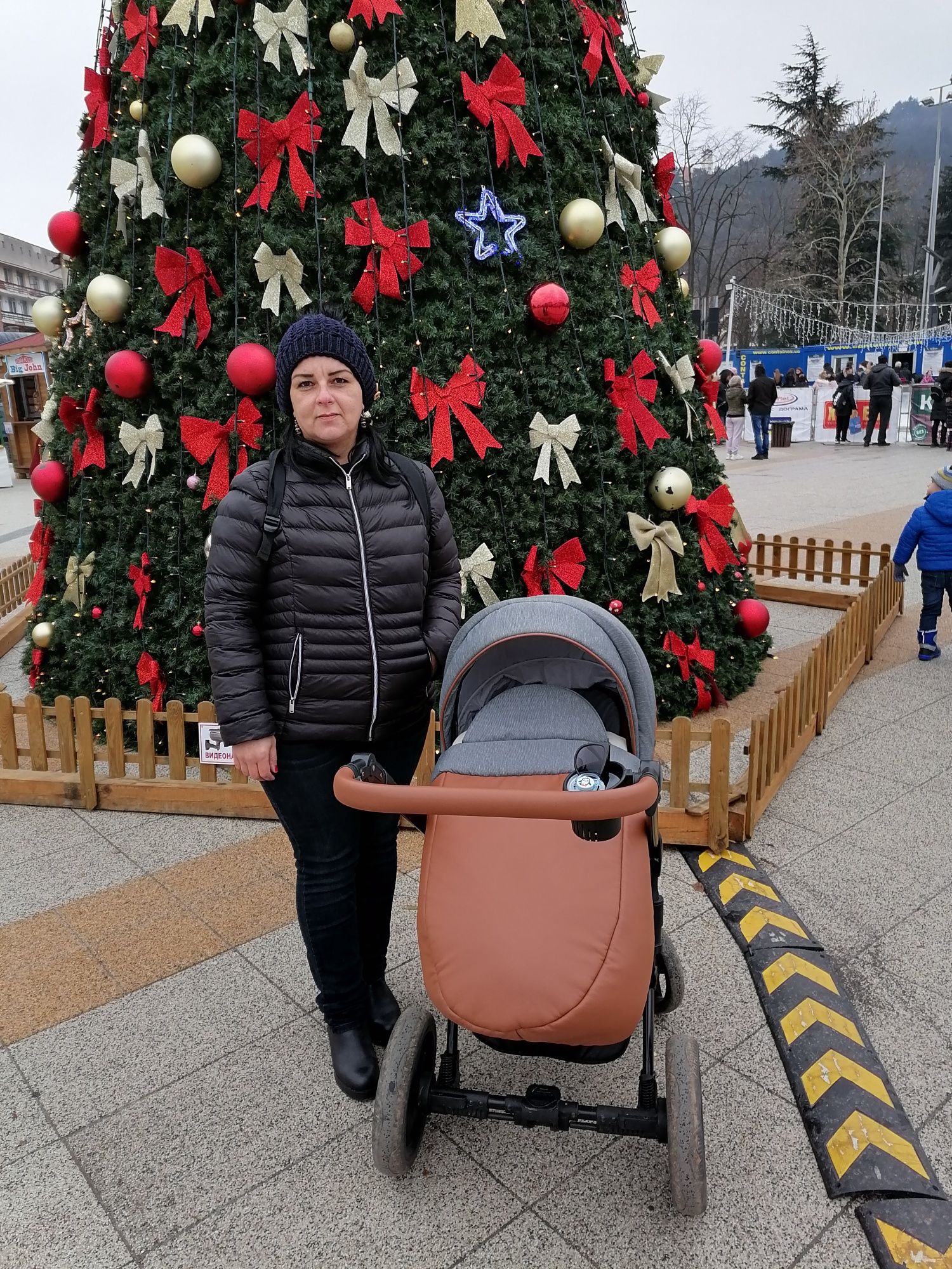 Бебешка количка КРАУСМАН 3в1. Изключително запазена. Всички екстри