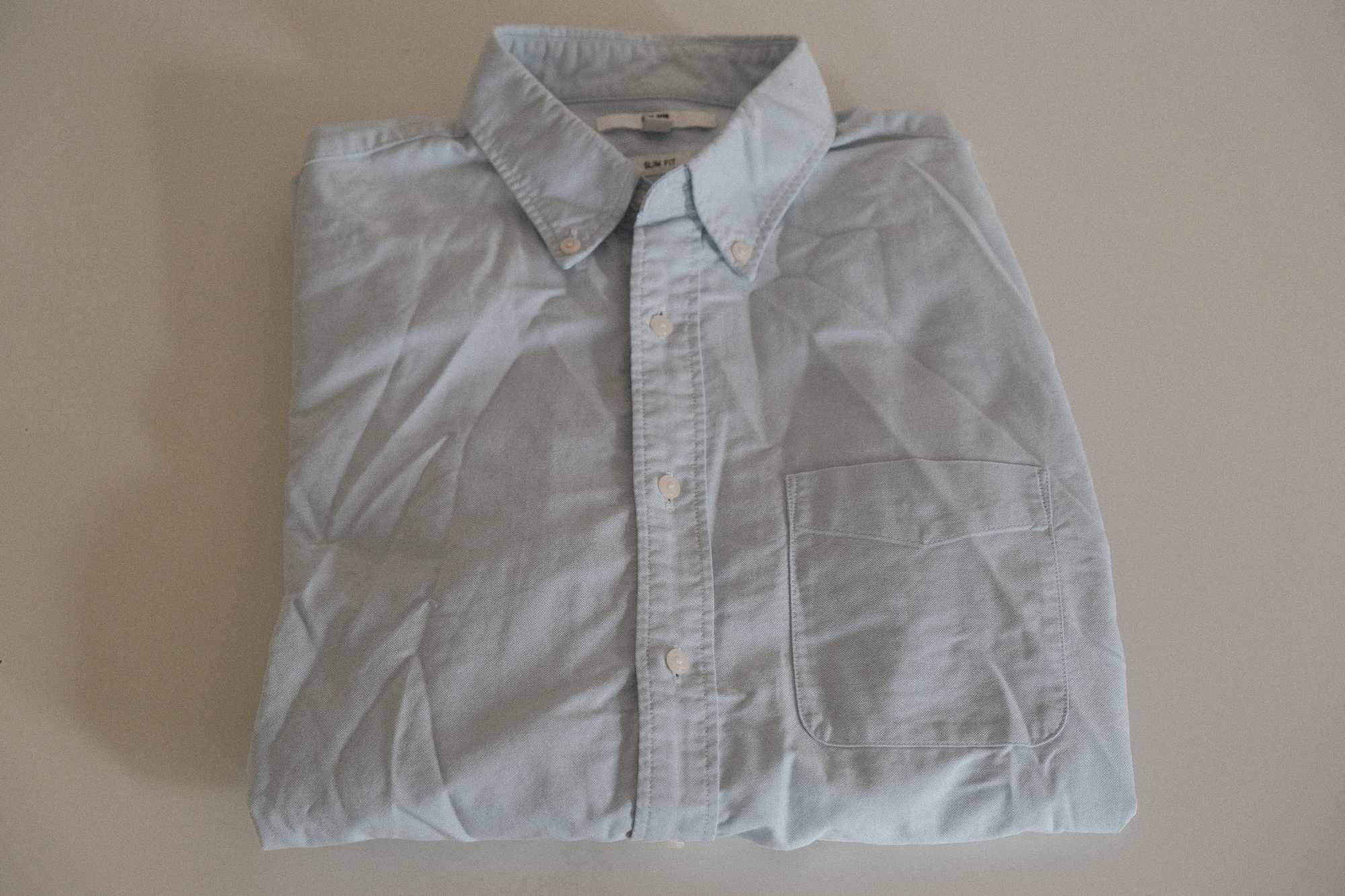 11 бр. Ежедневни мъжки ризи на Uniqlo, Regular fit