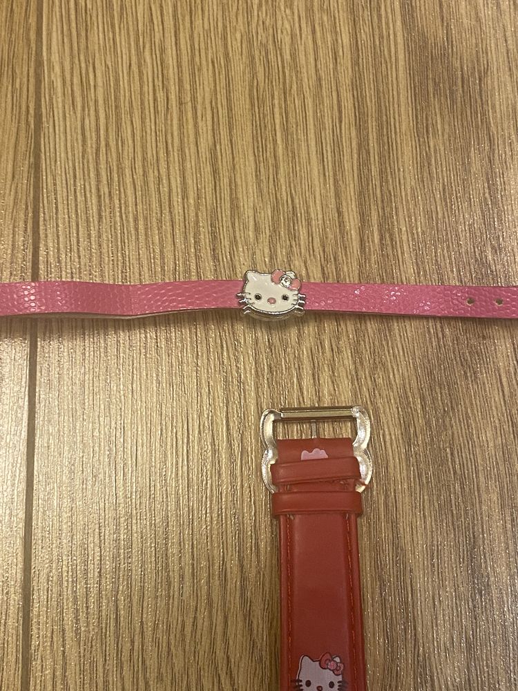 Уникален дамски часовник Hello Kitty и гривничка Hello Kitty