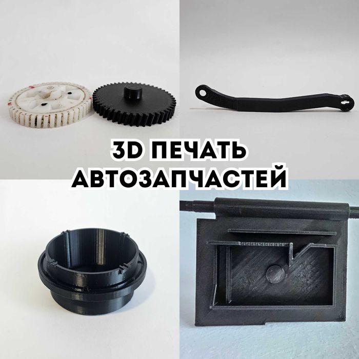 3D-печать автозапчастей и аксессуаров. Копирование деталей