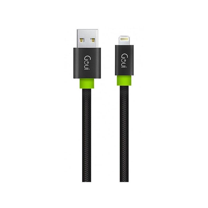 Cablu Date si Incarcare USB-A - Lightning Goui Fashion Flat  18W  1m