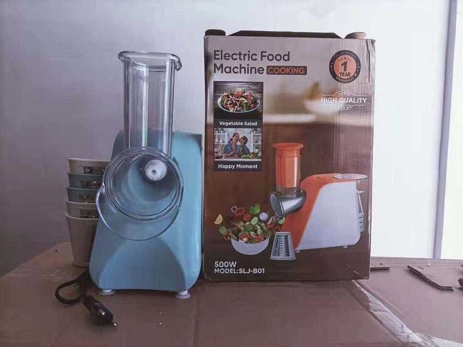 Мултифункционално ренде за рязане на сирена и зеленчуци с 5 приставки