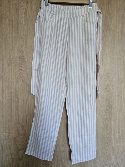 Pantaloni Mango Casual XS, 55% in si 45% viscosa
