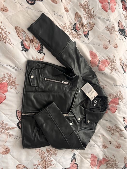 Детско кожено яке Zara, р-р 130 (8-9 г)