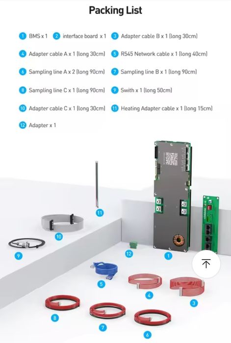 (PROMOTIE-5%) JKBMS PB2A16S20P (V15/V19) (com. invertor) / LCD 4.3"
