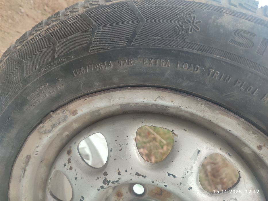 Продается 1 зимняя шина Triangle, без диска