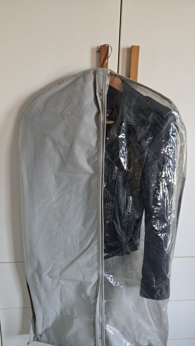 Barneys Original кожено зелено яке С
