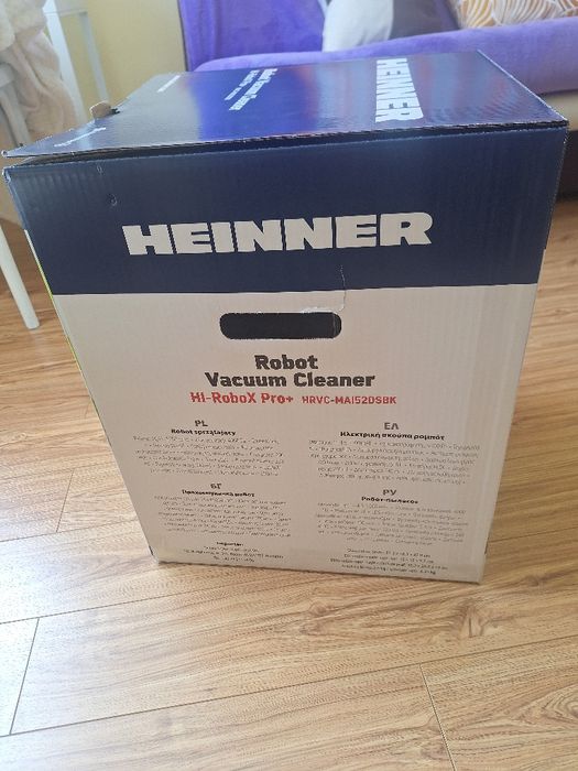 Robot de aspirare Heinner HI-RoboX PRO+ HRVC-MAI52DSBK