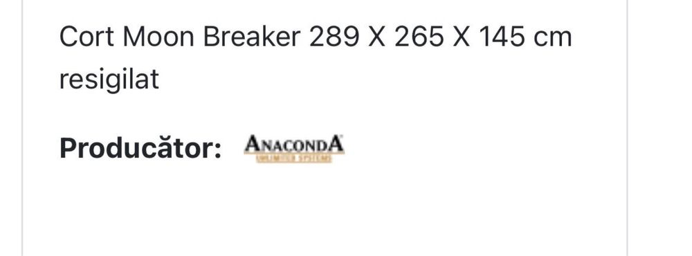 Cort de pescuit la Crap