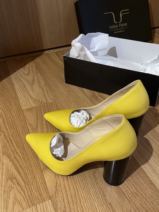 NOU- Pantofi eleganti, piele naturala, pret fix, marime 38