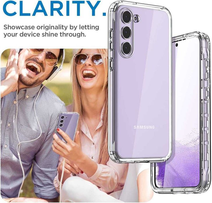 Husa CRYSTAL 360° fata + spate pt. Samsung Galaxy S23 Plus / S23 Ultra