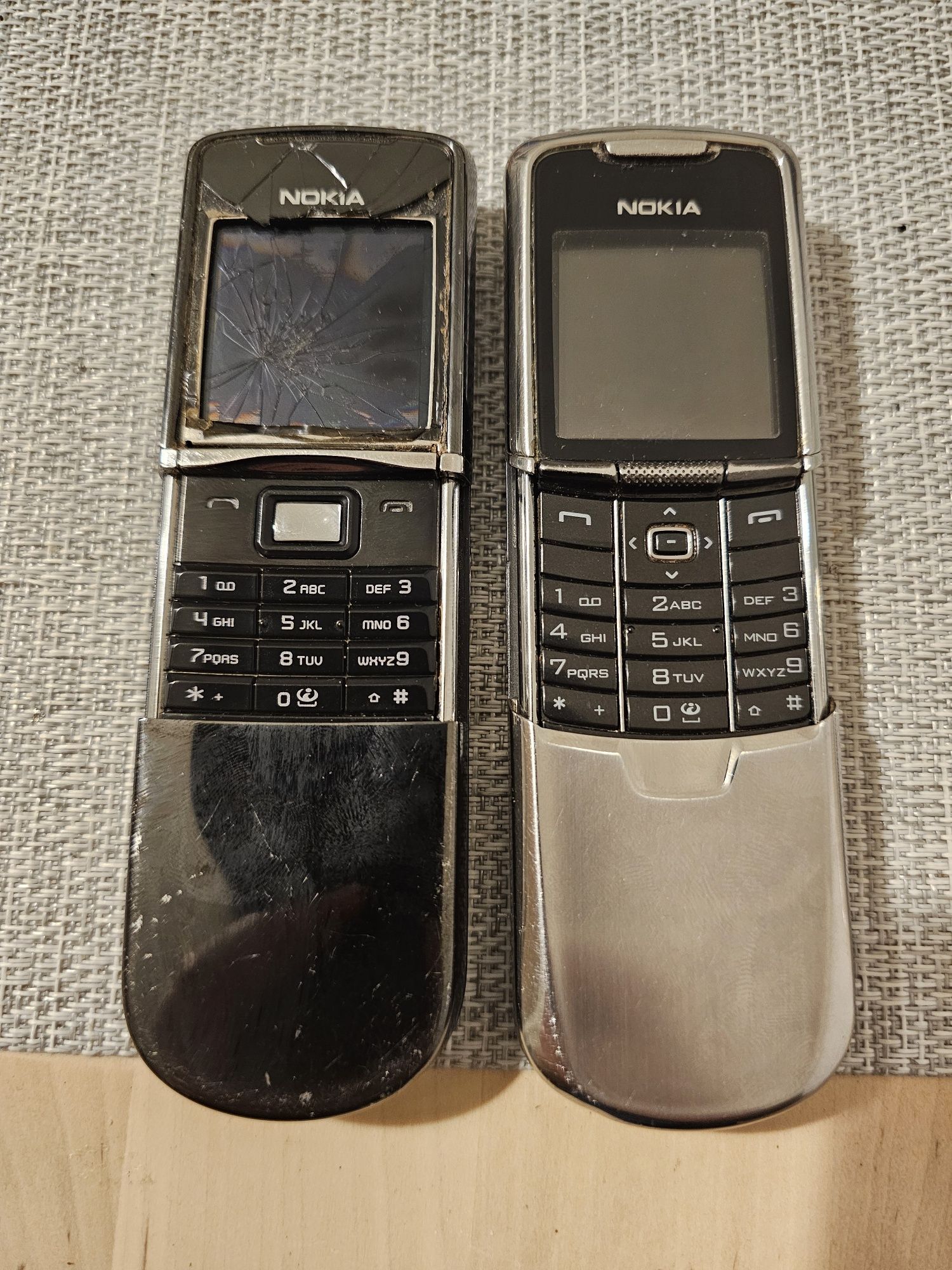 Carcase nokia 8800 silver, scirocco black