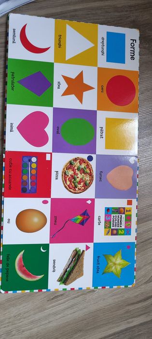 Puzzle cu ferestruici + carte Primele mele culori si forme