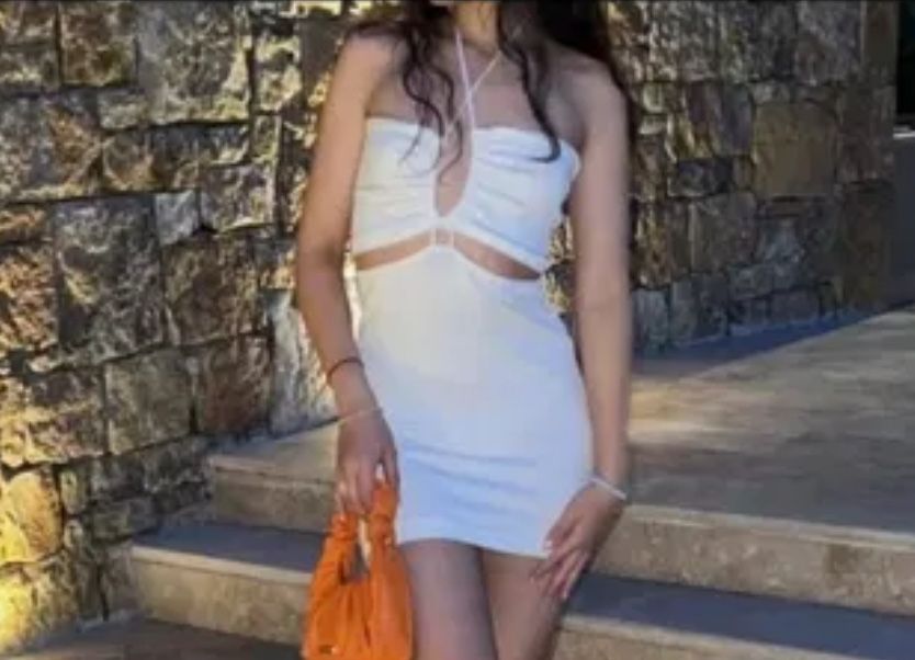 Alice evis бяла рокля